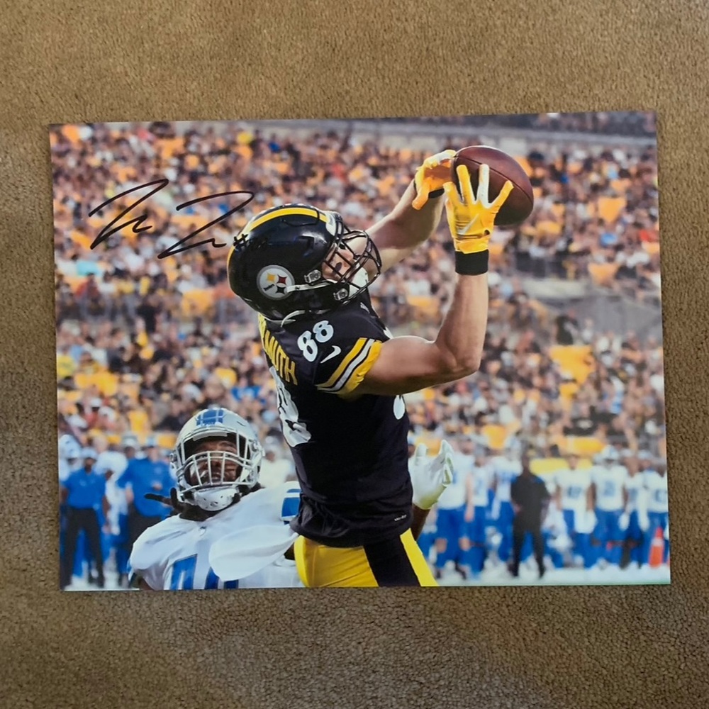 Pat Friermuth Autographed Photo Pittsburgh Steelers 8.5x11